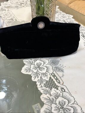 Velvet evening bag vintage